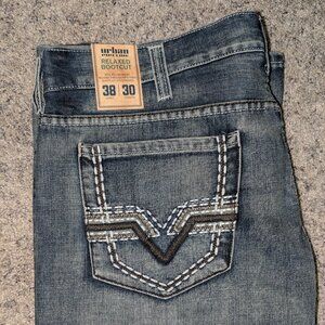 Urban Pipeline Relaxed Bootcut, Dark wash